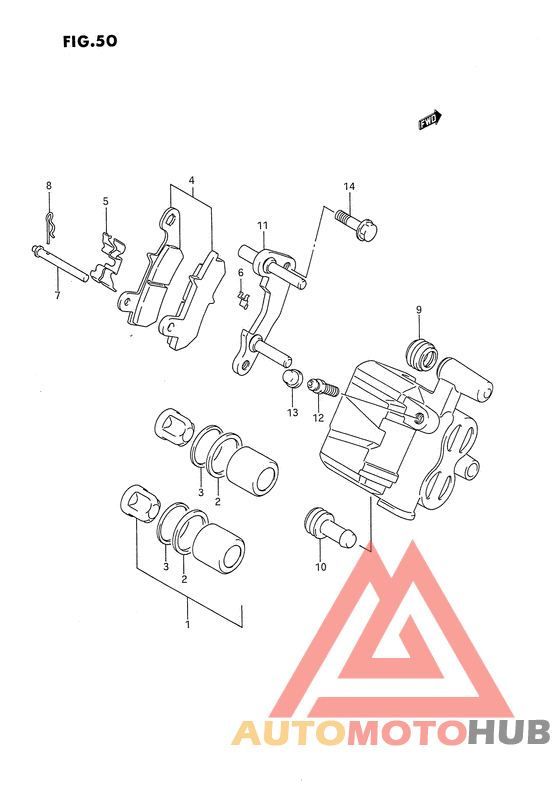 Задний суппорт