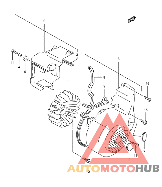 Вентилятор охлаждения