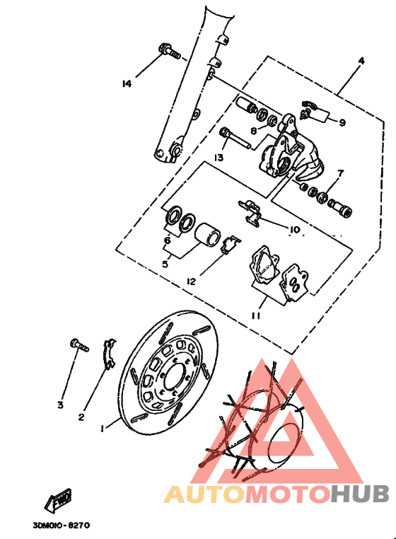 Передний суппорт