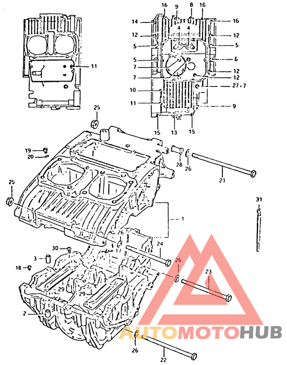 Картер двигателя