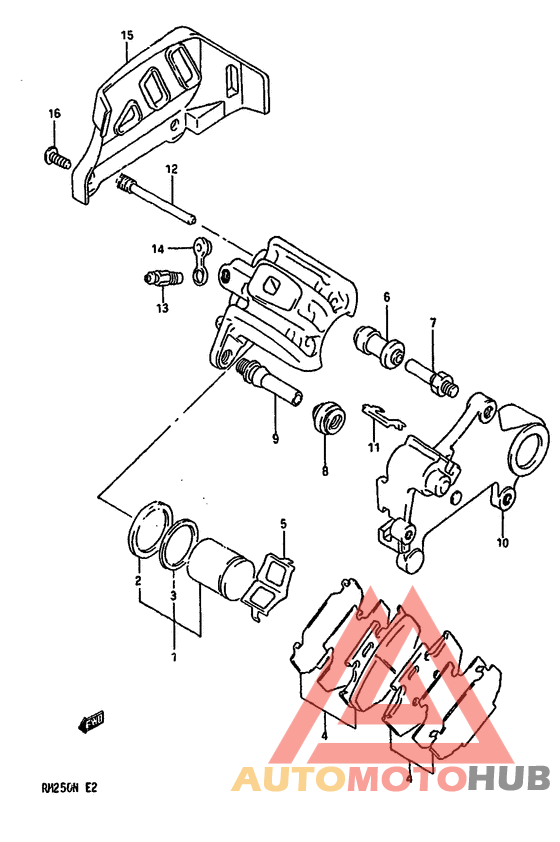 Задний суппортs