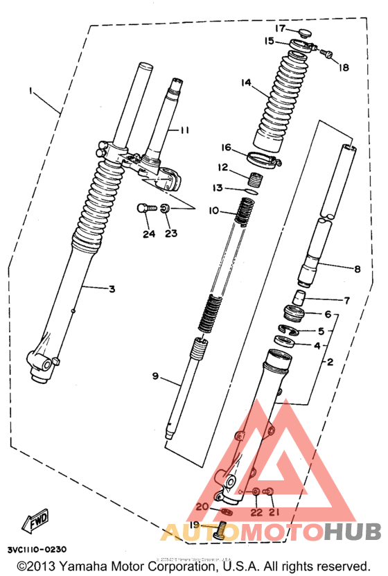 Передняя вилка