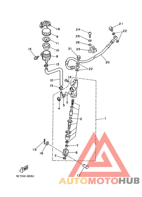 Задний торм цилиндр