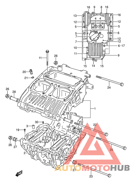 Картер двигателя
