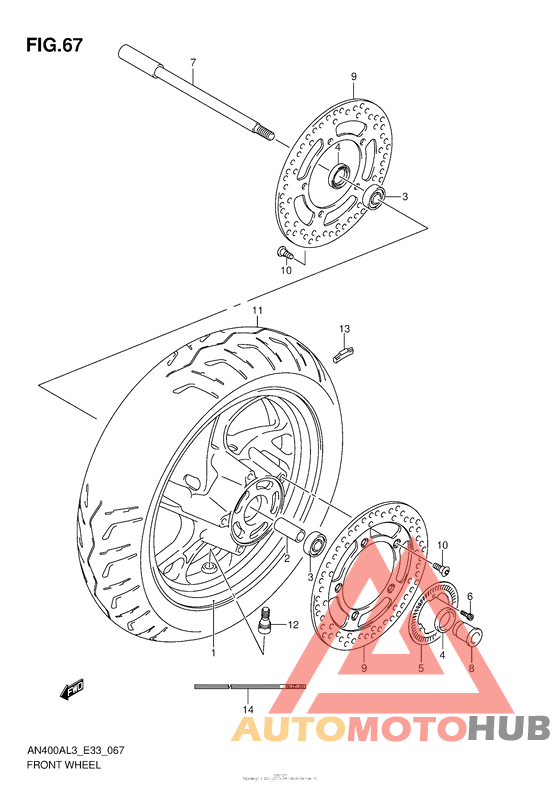 Front Wheel (An400Al3 E33)
