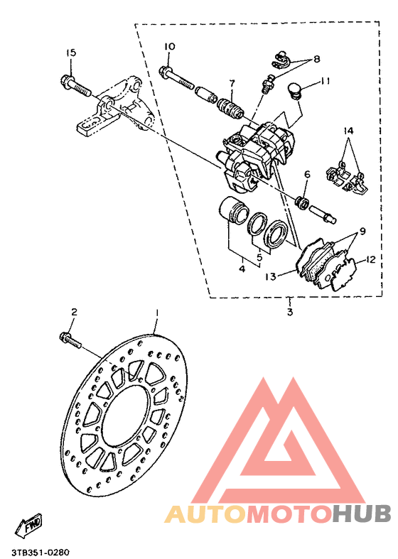 Задний суппорт