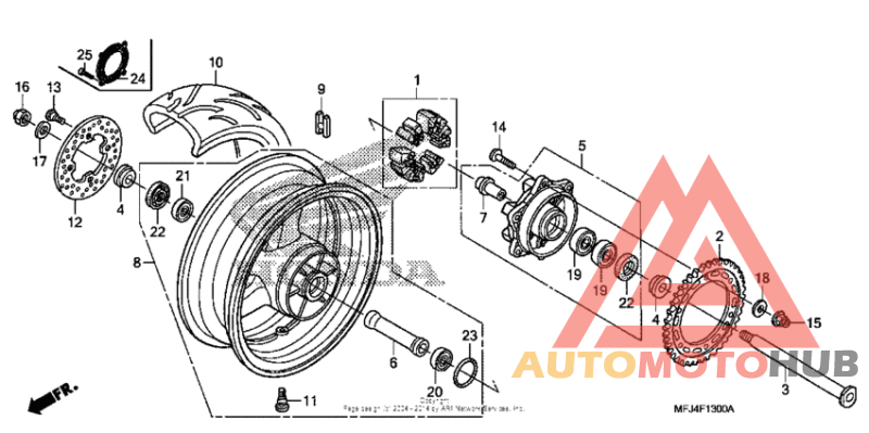 Переднее колесо