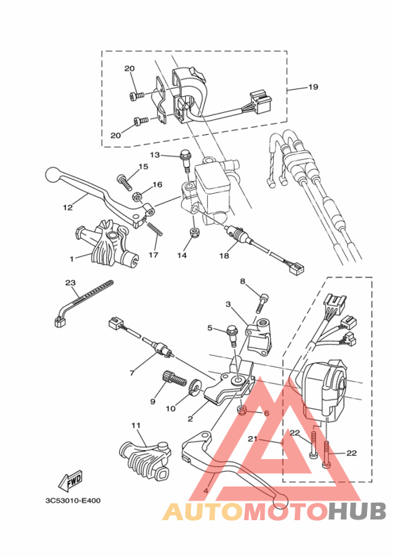 Interruptor  manillar&palanc