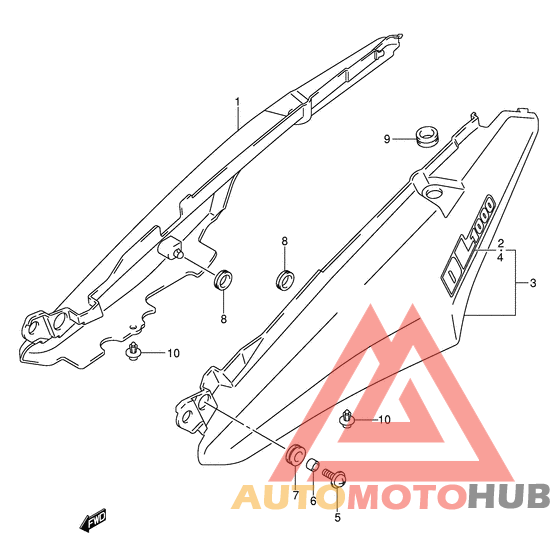Обтекатель сидения
