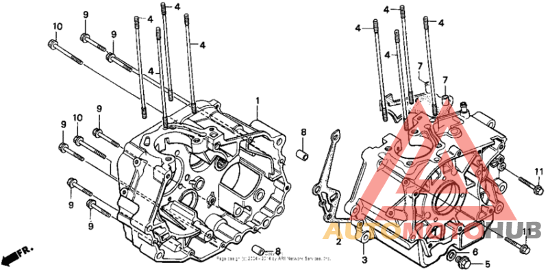 Картер двигателя