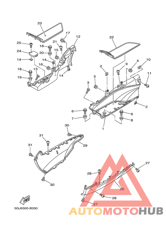 Support & repose pied 2