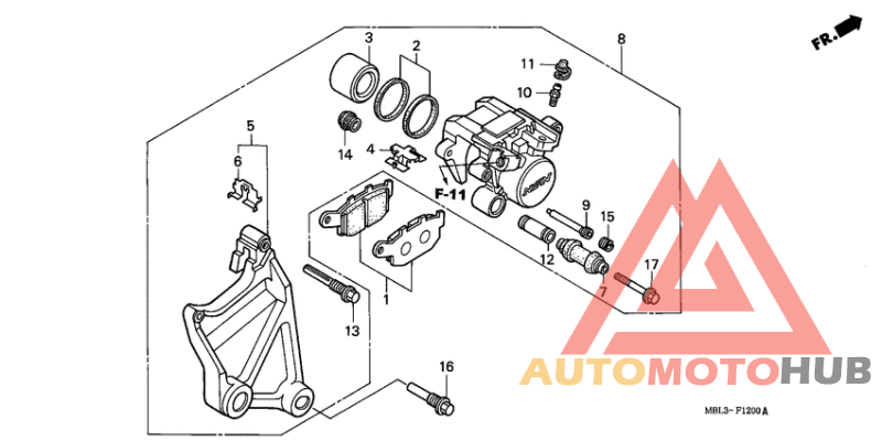 Задний суппорт