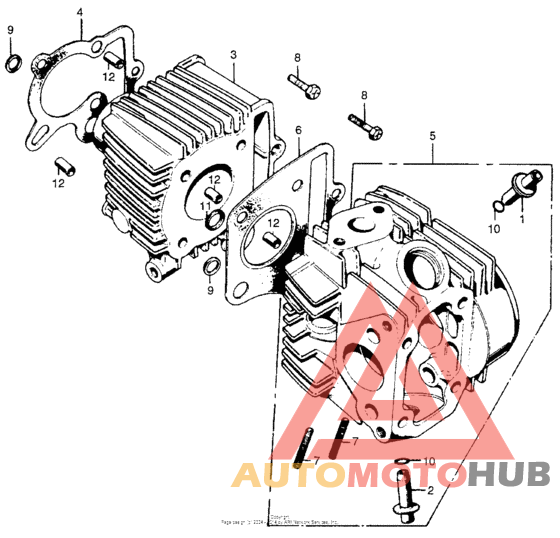 Cylinder head + cylinder