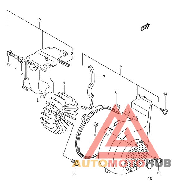 Вентилятор охлаждения