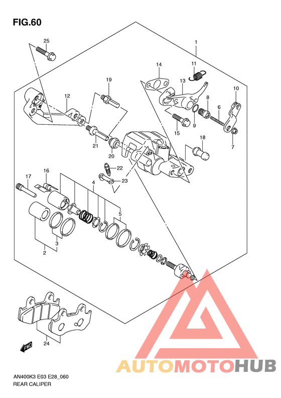 Задний суппорт
