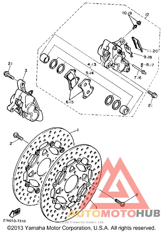 Передний суппорт