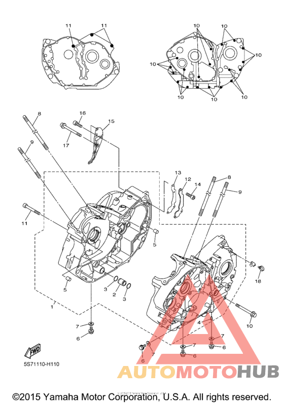 Картер двигателя