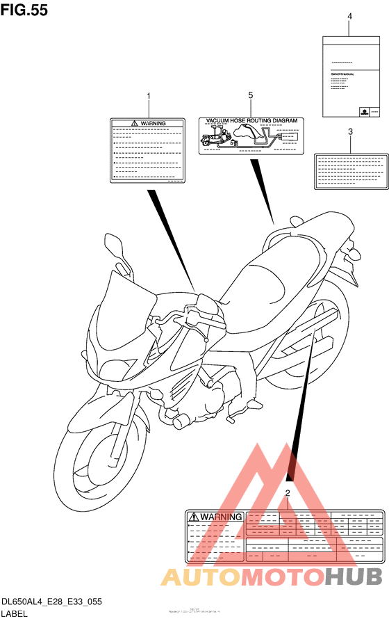 Label (Dl650Al4 E33)