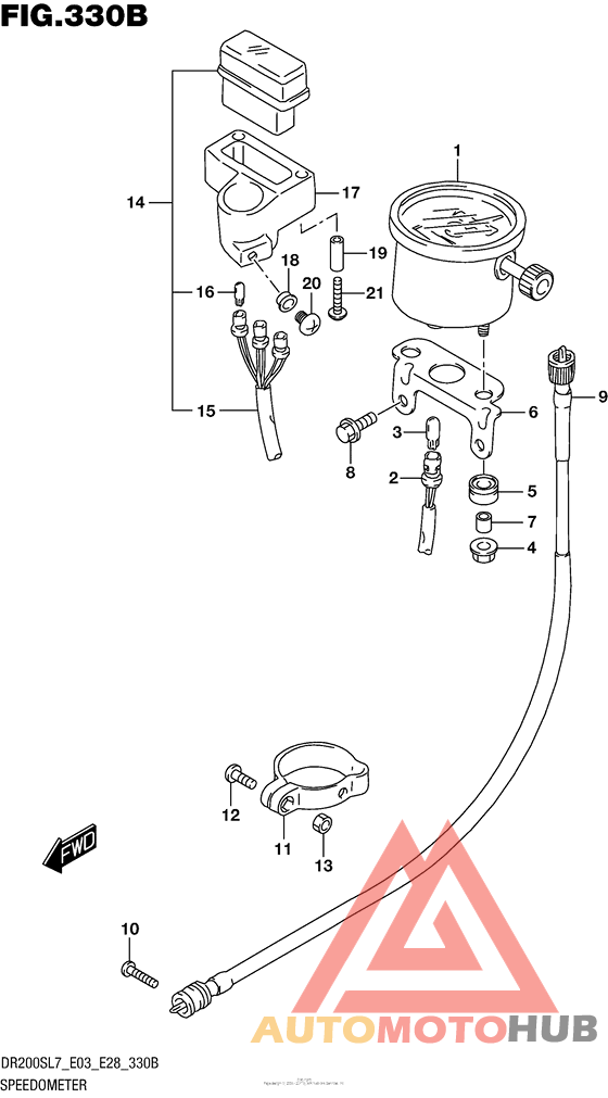 Speedometer (Dr200Sl7 E28)