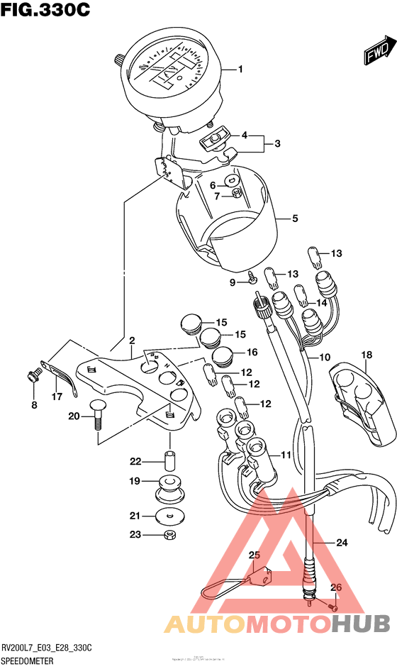 Speedometer (Rv200L7 E33)