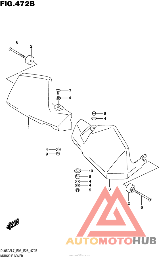 Knuckle Cover (Dl650Xal7 E28)
