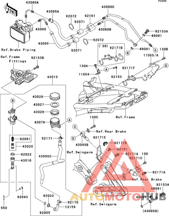 Rear master cylinder(1/2)