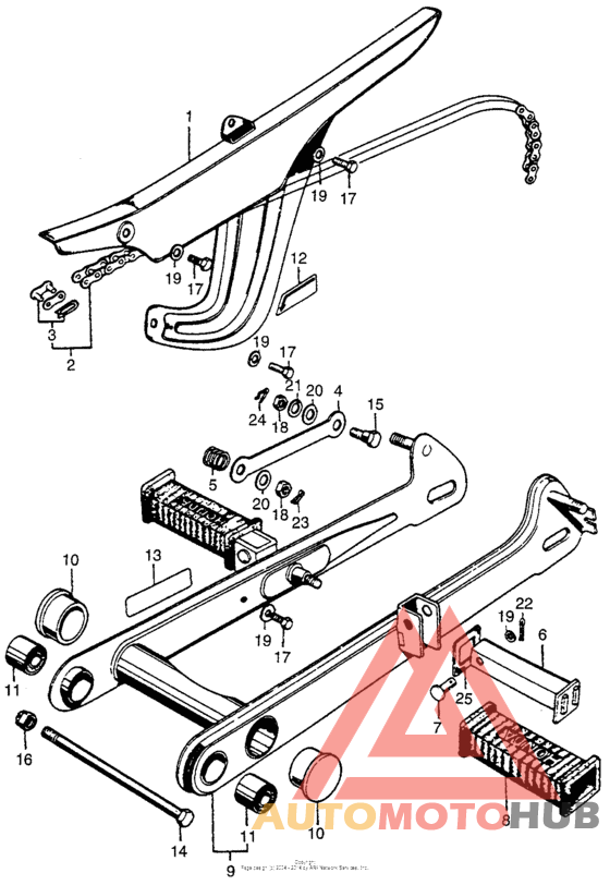 Swingarm + drive chain