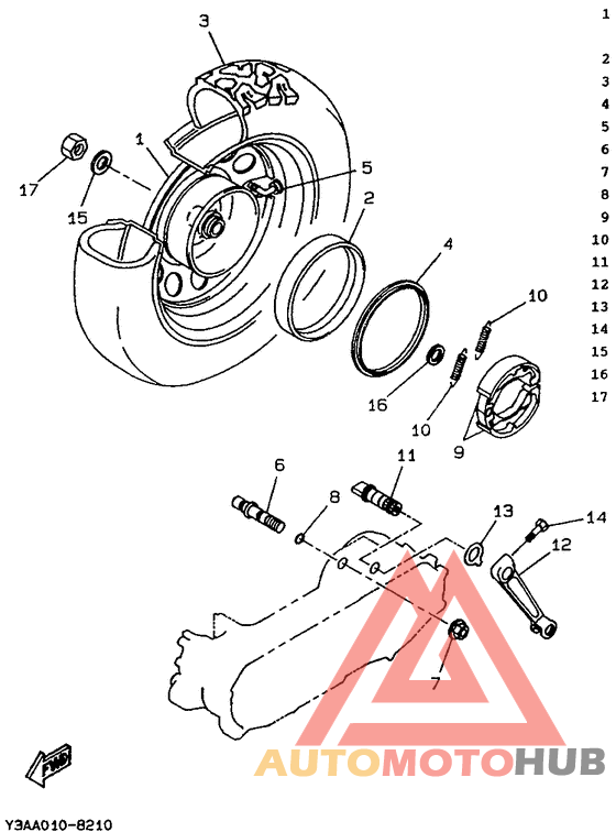 Переднее колесо