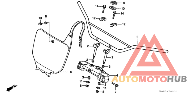 Handle pipe/top bridge