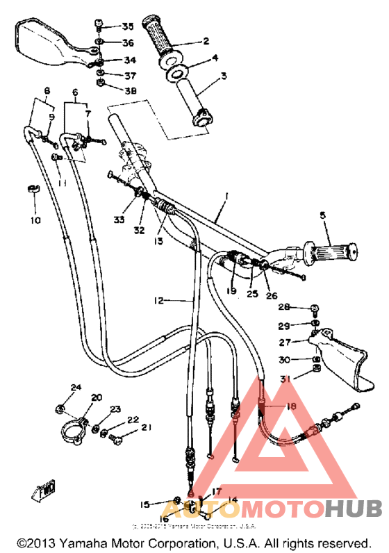 Руль -тросы