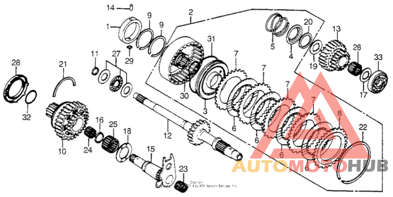 Low clutch + mainshaft