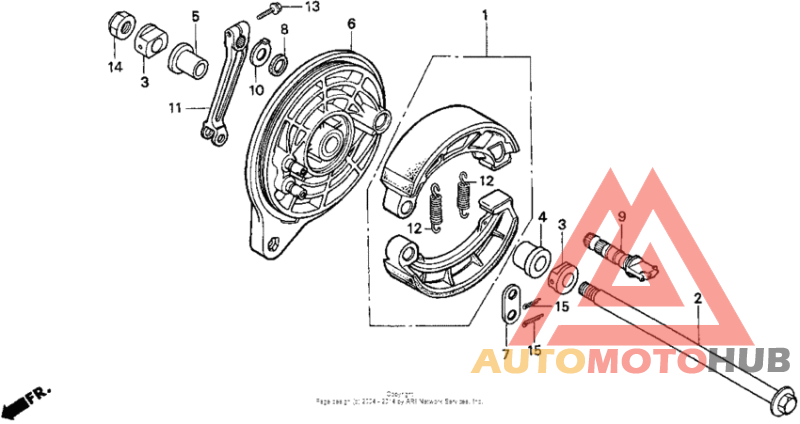 Задний тормоз
