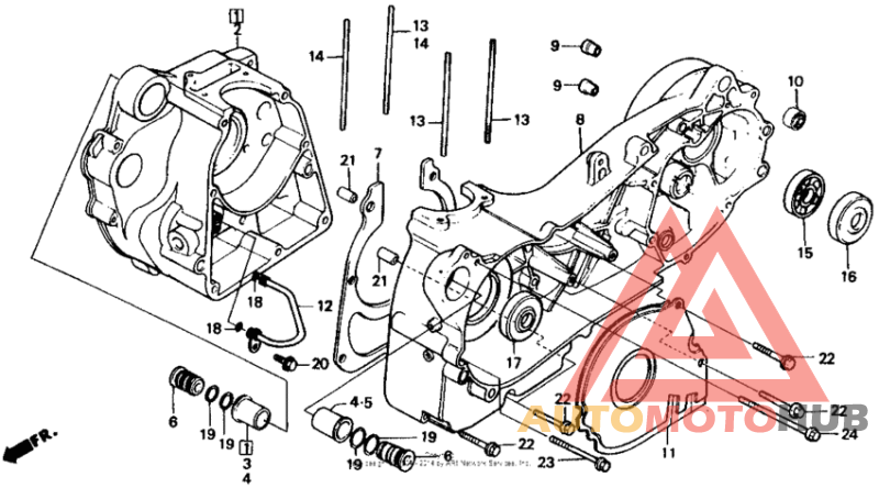 Картер двигателя