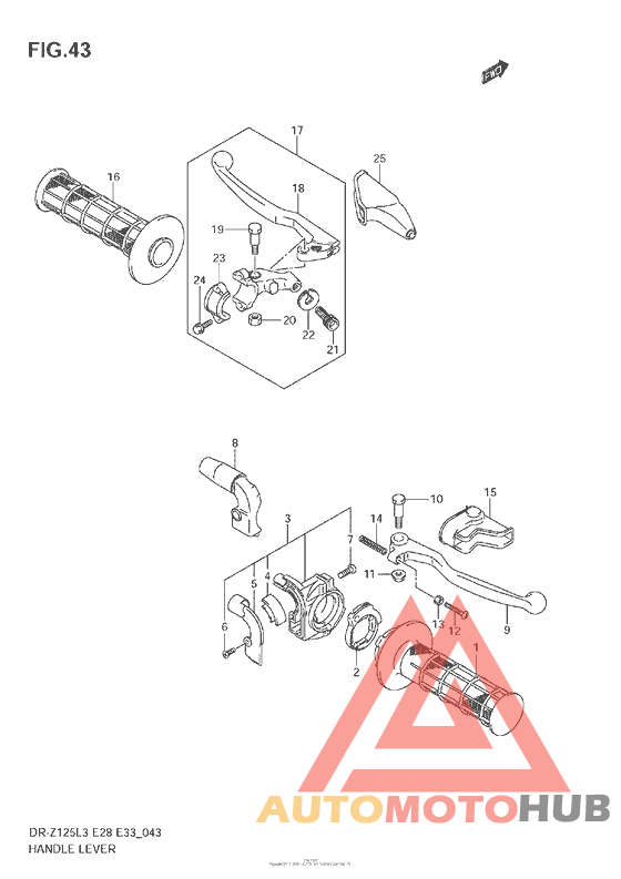 Handle Lever (Dr-Z125Ll3 E28)