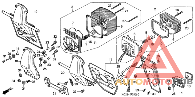 Taillight unit ass`y