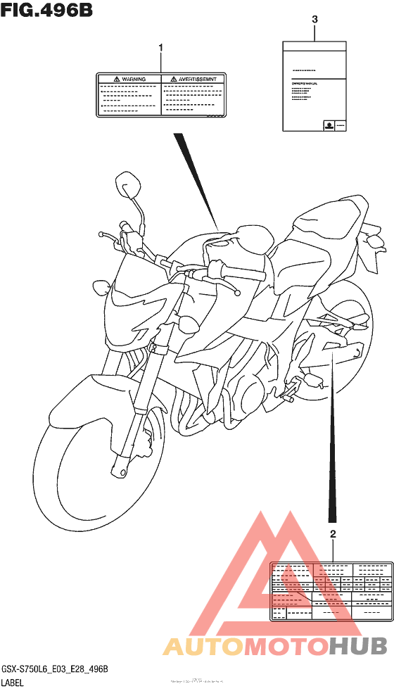 Label (Gsx-S750Al6 E28)