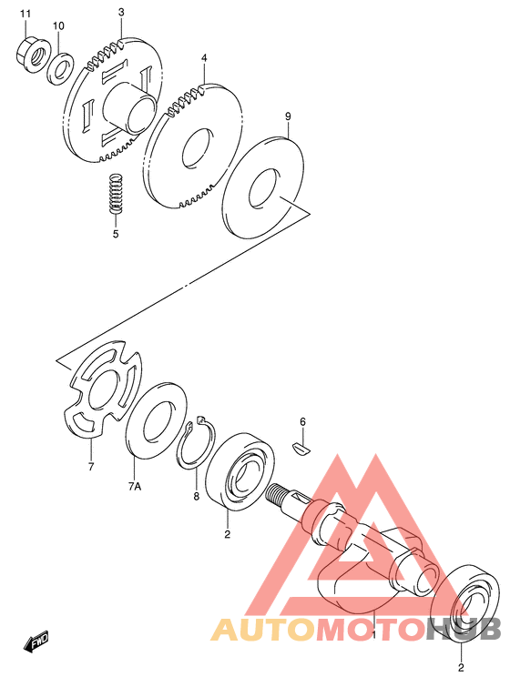 Балансир кривошипа