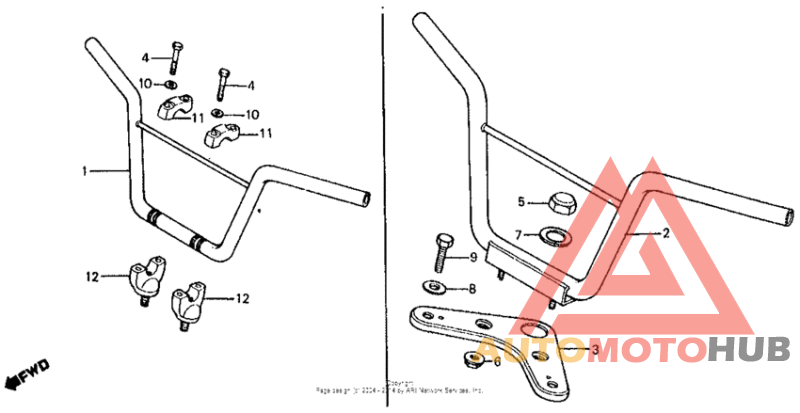 Handlebar top bridges