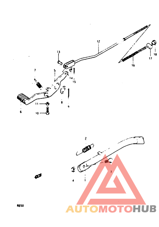 Передний суппорт