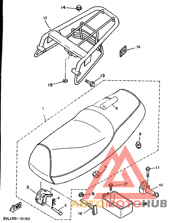 Selle. porte -bagages
