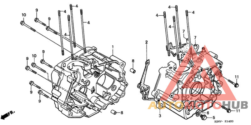 Картер двигателя