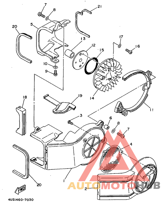 Кожух вентилятора