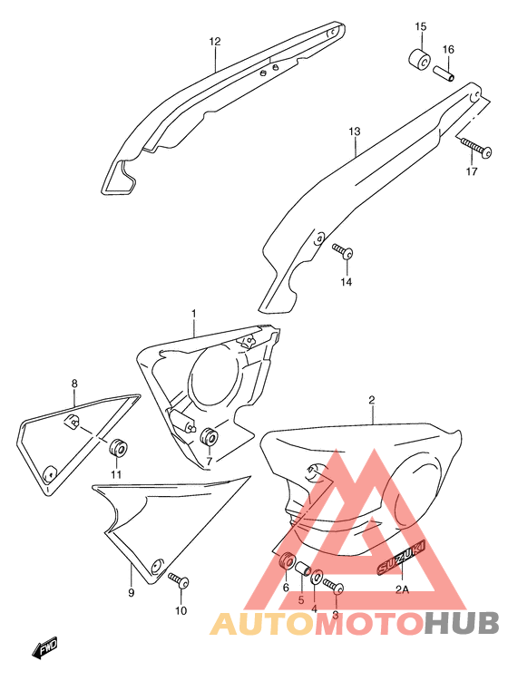 Обтекатель задний