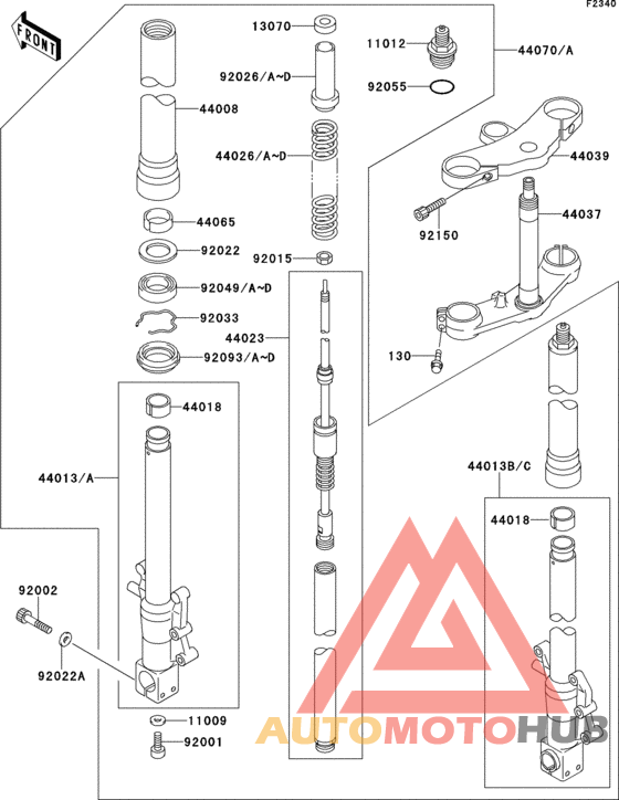 Front fork(1/2)