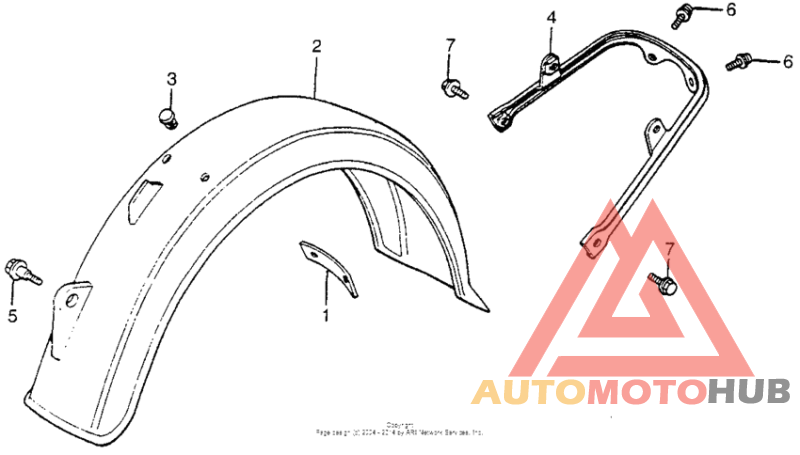 Задний бампер