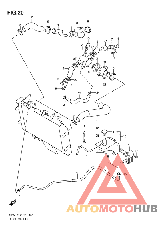 Радиатор hose