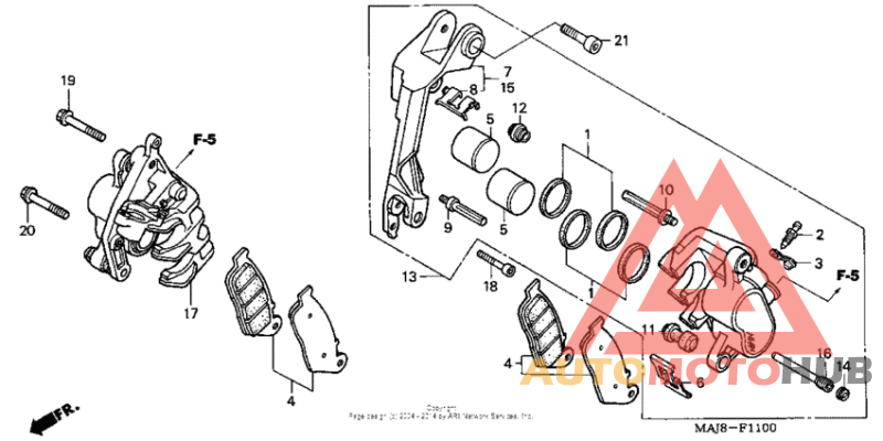 Передний суппорт