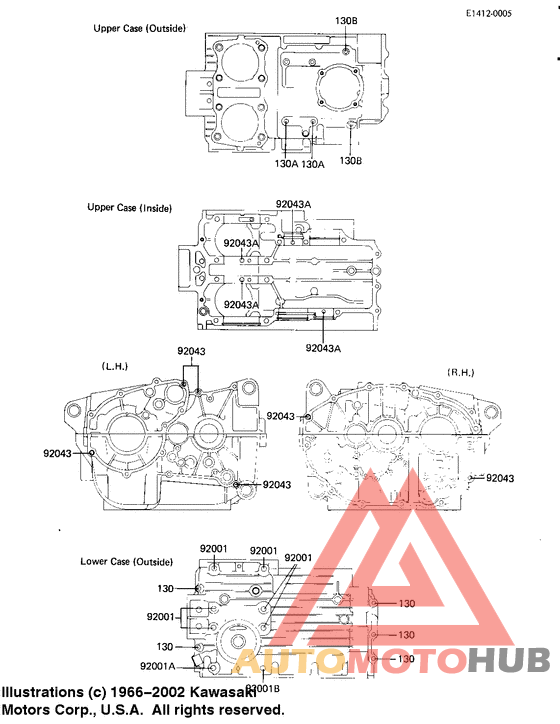 Crankcase bolt & stud pattern