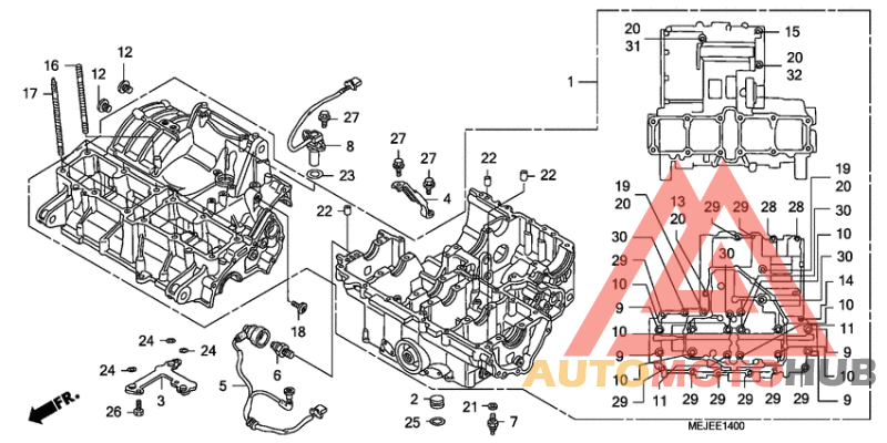 Картер двигателя