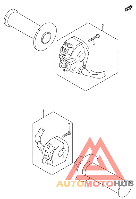 Рулевой переключатель